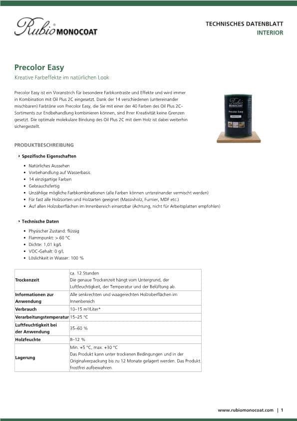 TDS Precolor Easy - DE
