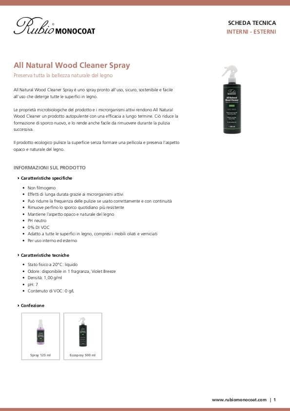 TDS All Natural Wood Cleaner Spray - IT