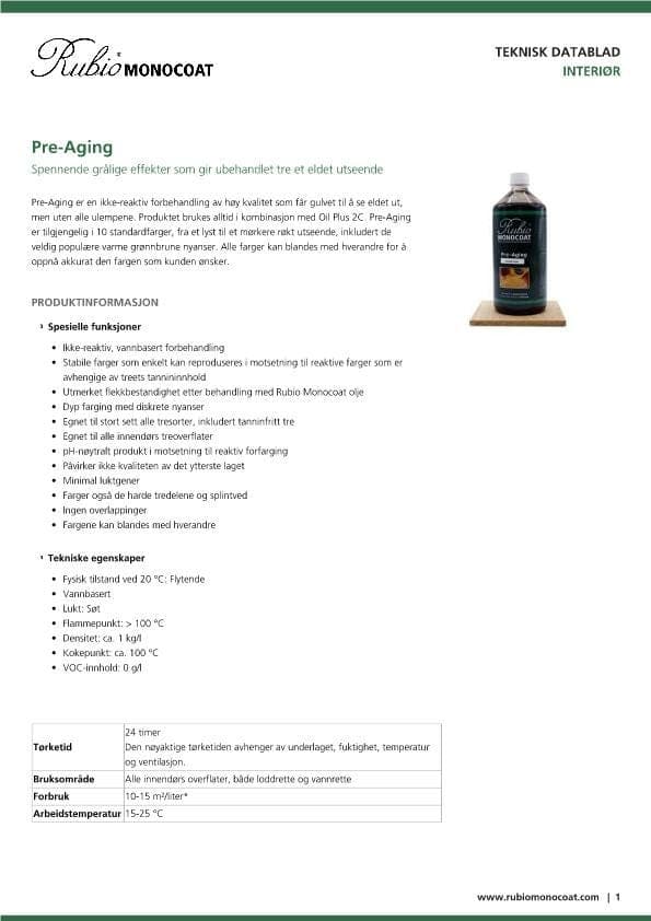TDS Pre-Aging - NO