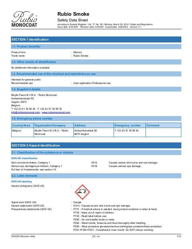 MSDS Smoke - USA - EN_US