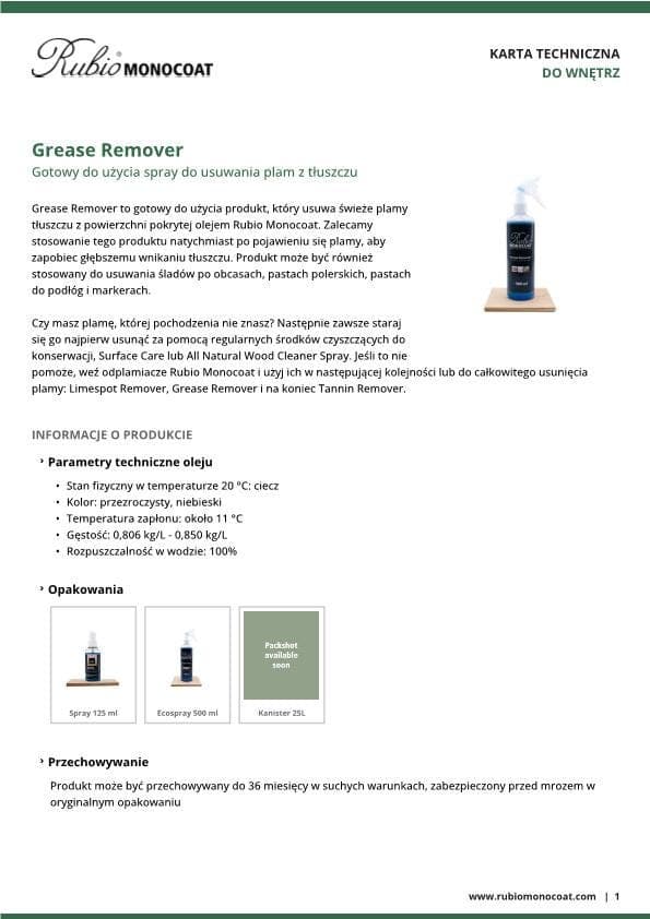 TDS Grease Remover - PL