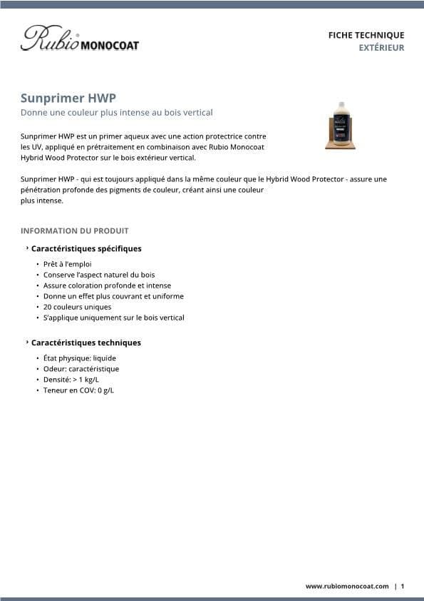 TDS Sunprimer HWP - FR