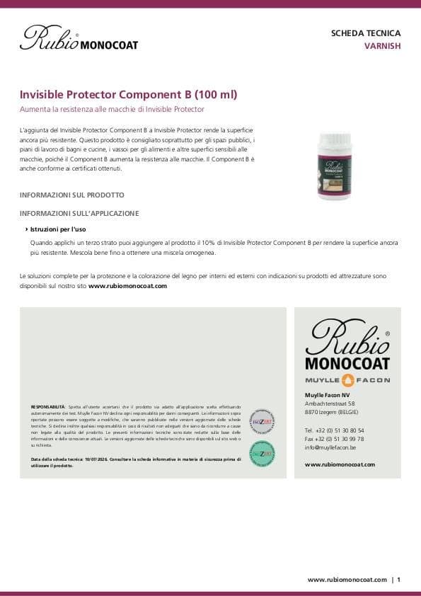 TDS Invisible Protector Component B (100 ml) - IT