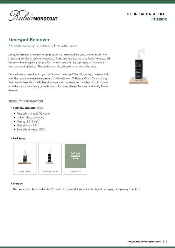 TDS Limespot Remover - EN