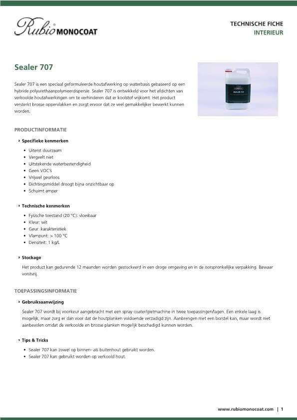 TDS Sealer 707 - NL