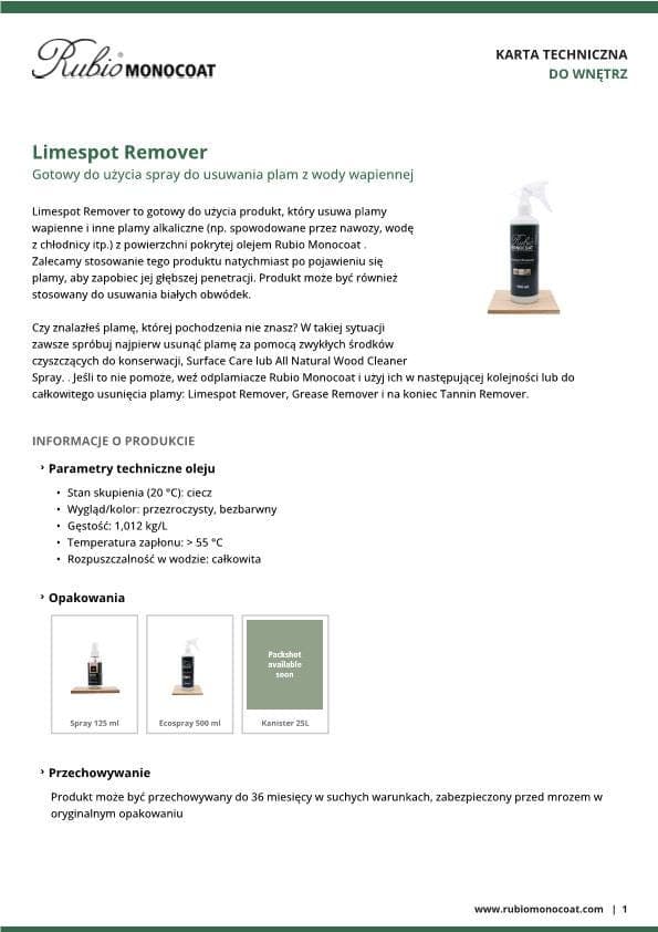 TDS Limespot Remover - PL