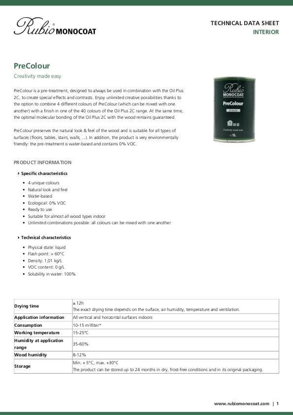 TDS PreColour - EN