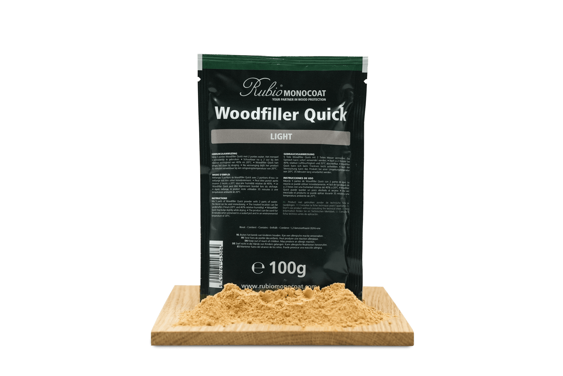 Woodfiller Quick Light_100g_bgTransparant