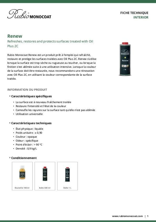 TDS Renew - FR