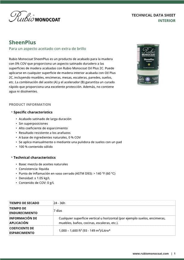 TDS SheenPlus - ES_US