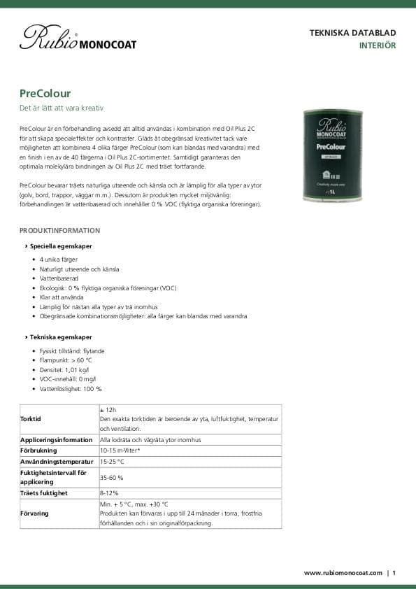 TDS PreColour - SE