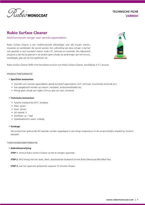 TDS Surface Cleaner - NL