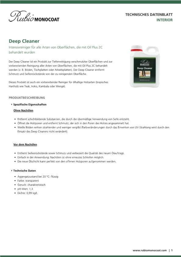 TDS Deep Cleaner - DE