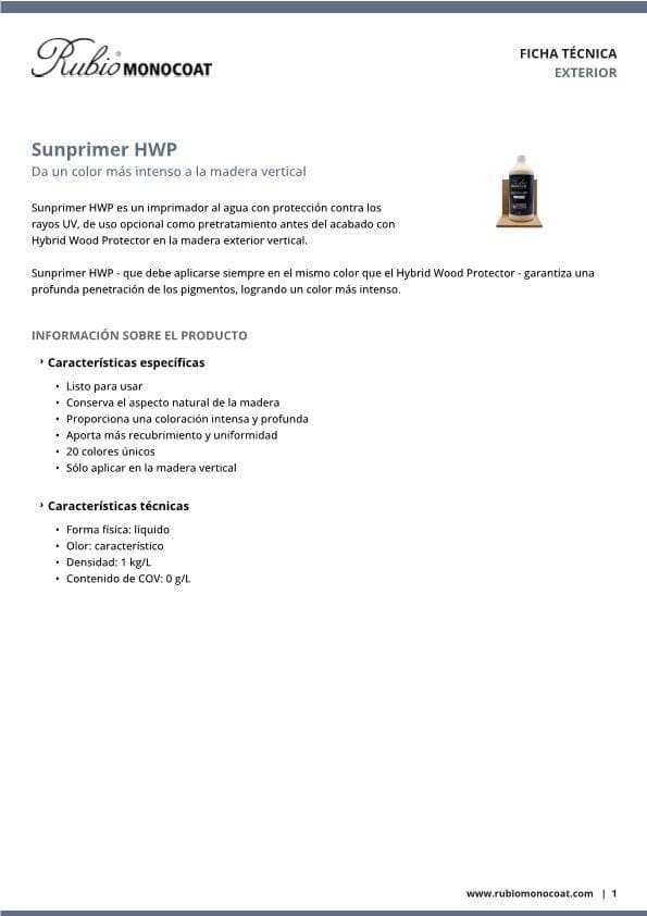 TDS Sunprimer HWP - ES