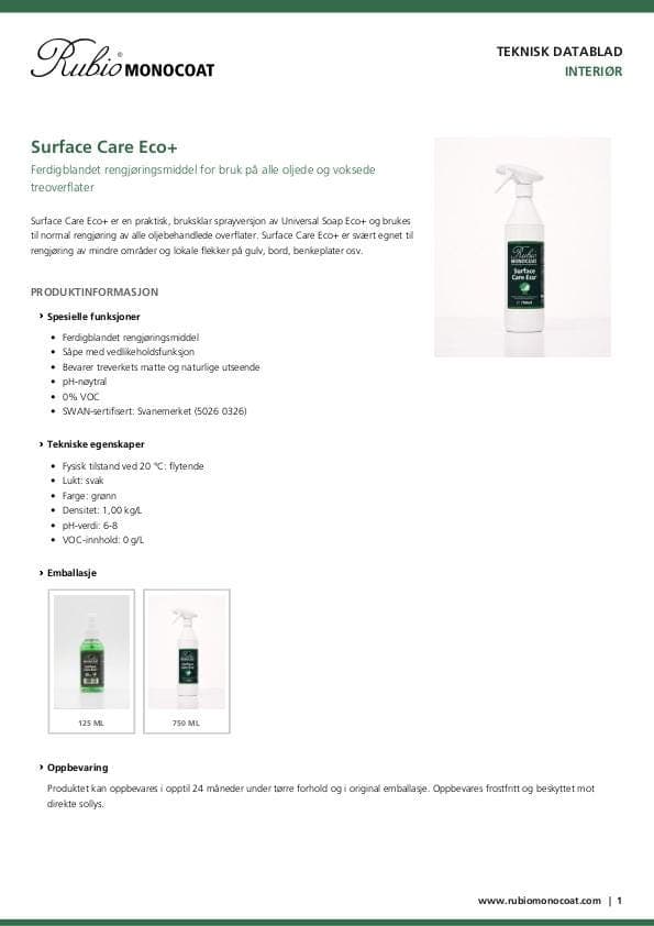 TDS Surface Care Eco+ - NO