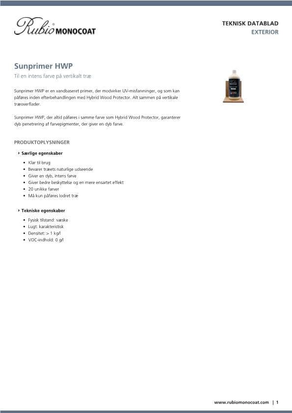 TDS Sunprimer HWP - DK