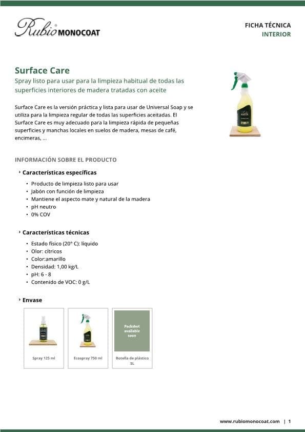 TDS Surface Care - ES
