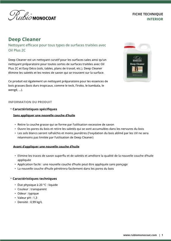 TDS Deep Cleaner - FR