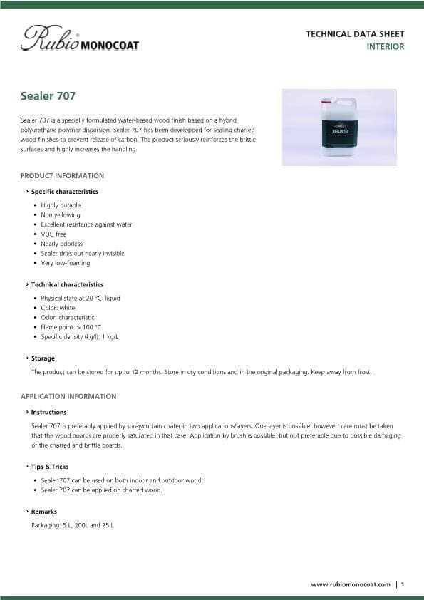 TDS Sealer 707 - EN