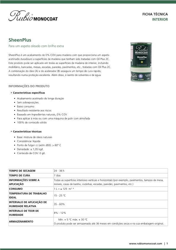 TDS SheenPlus - PT