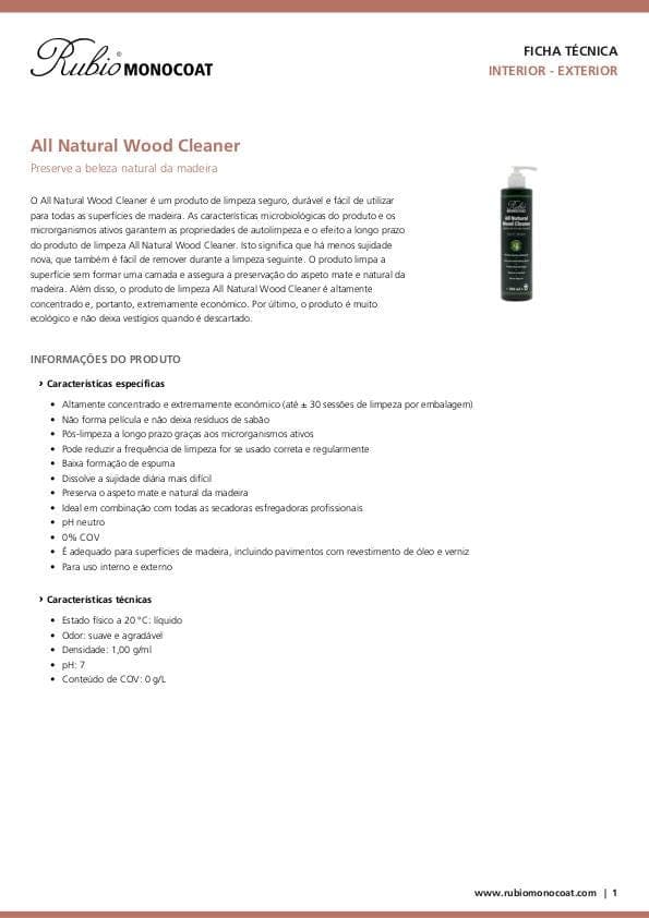 TDS All Natural Wood Cleaner - PT