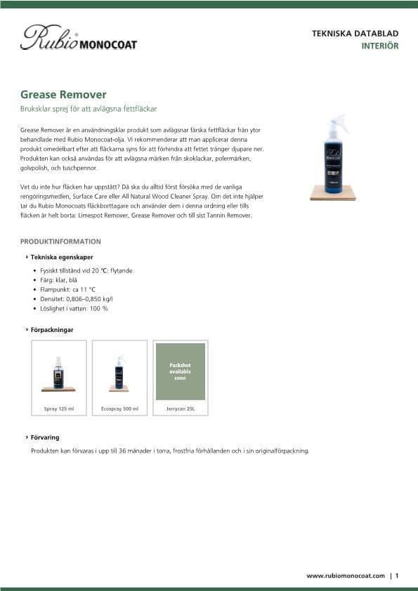 TDS Grease Remover - SE