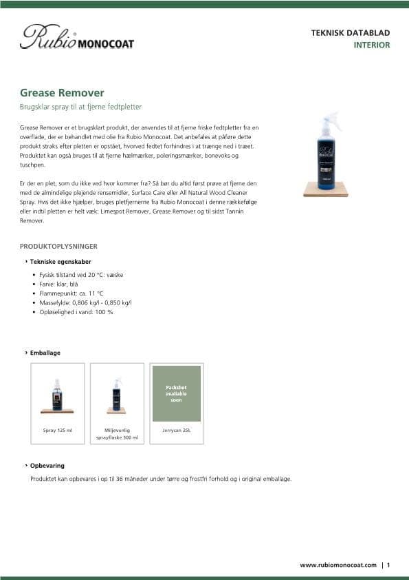 TDS Grease Remover - DK