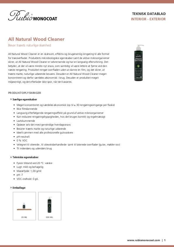 TDS All Natural Wood Cleaner - DK