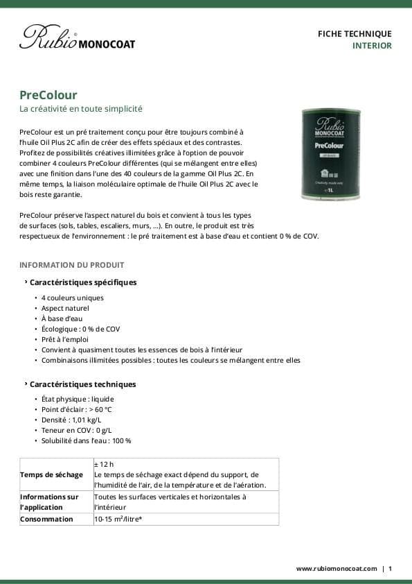 TDS PreColour - FR
