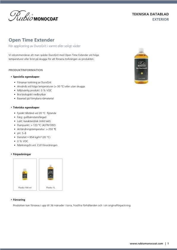 TDS Open Time Extender - SE