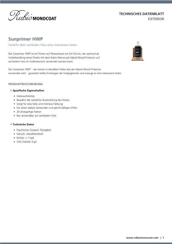 TDS Sunprimer HWP - DE