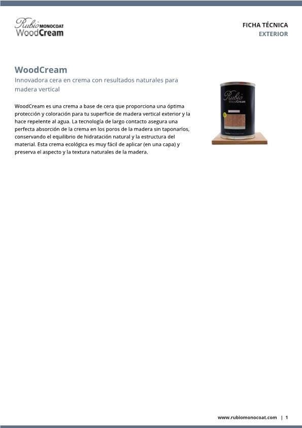 TDS WoodCream - ES
