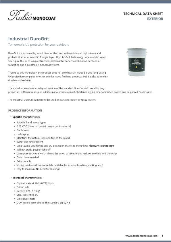 TDS Industrial DuroGrit - EN