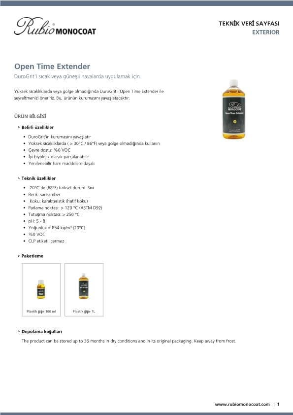 TDS Open Time Extender - TU