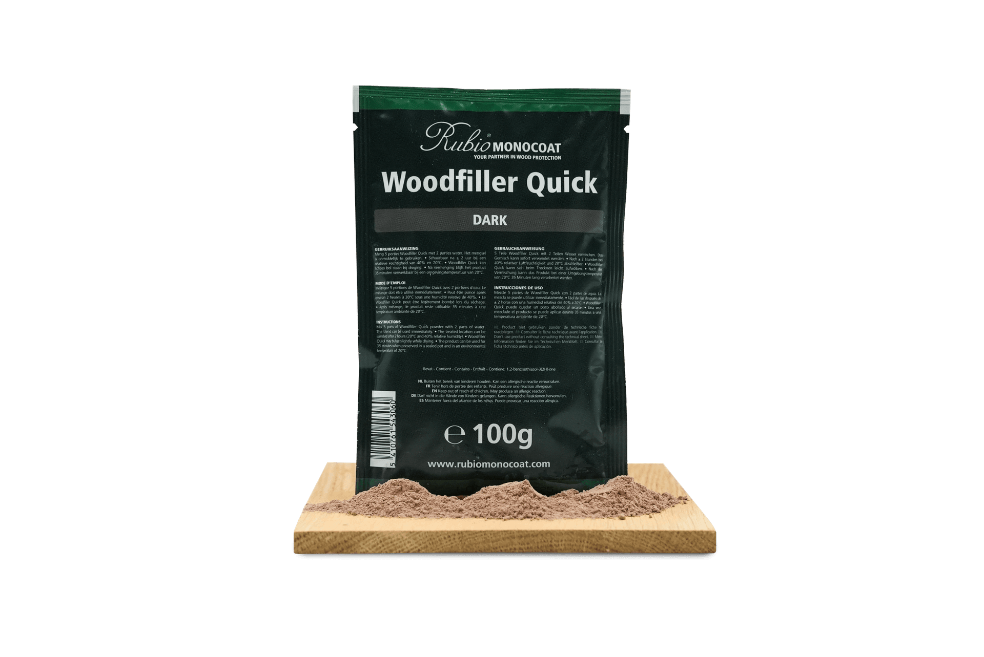Woodfiller Quick Dark_100g_bgTransparant