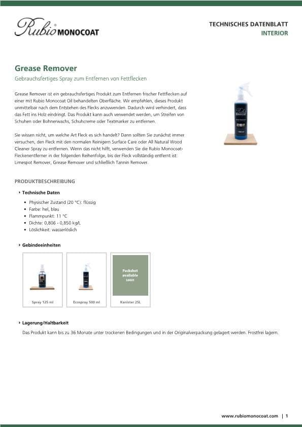 TDS Grease Remover - DE