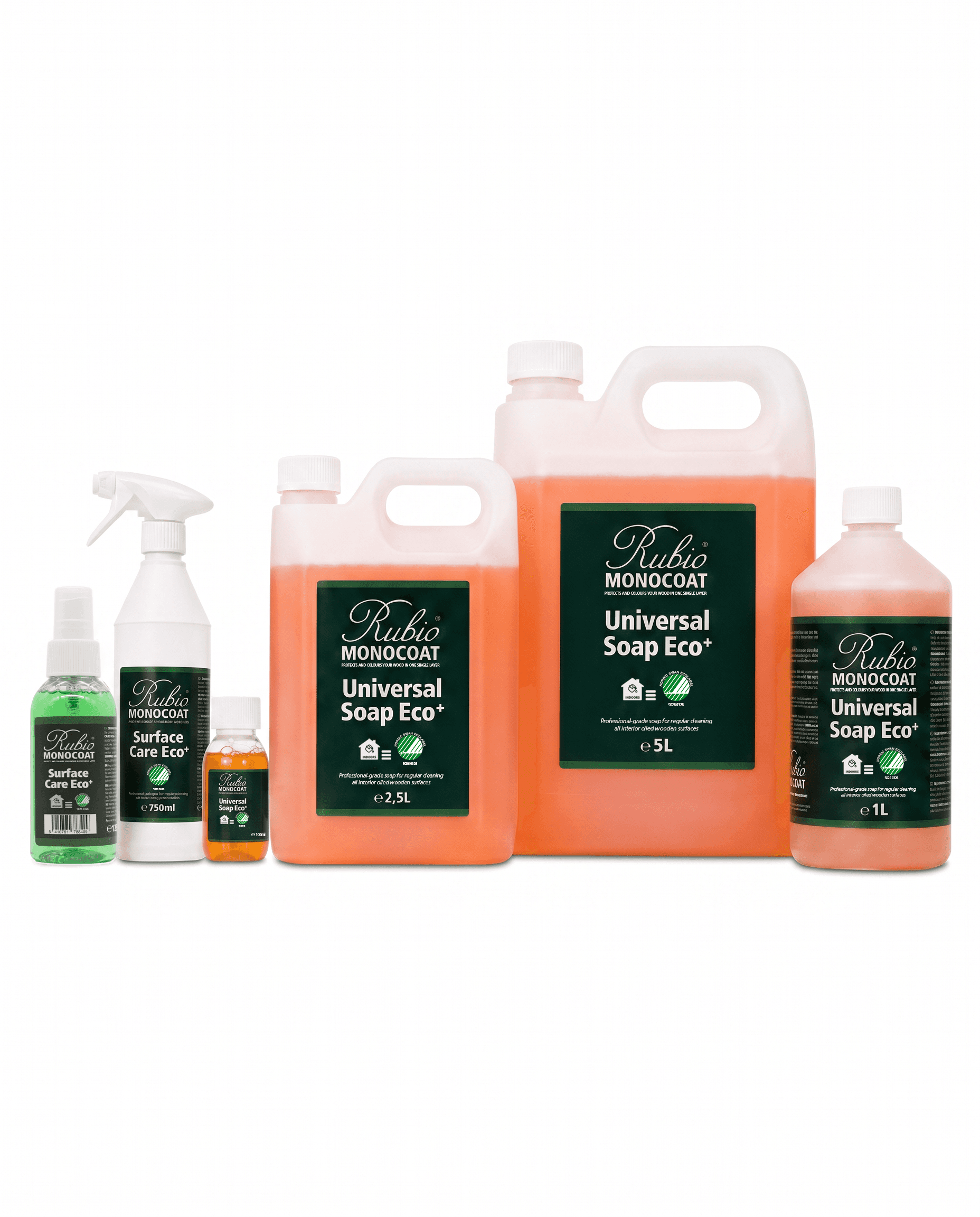 High res group packshot Universal Soap Eco+