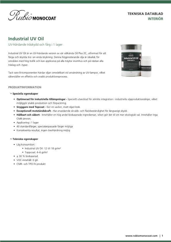 TDS Industrial UV Oil - SE