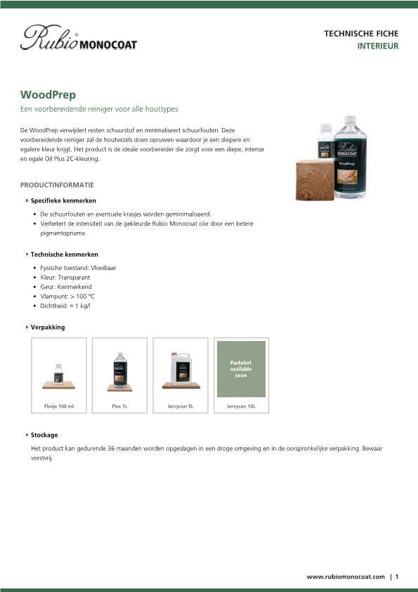 TDS WoodPrep - NL
