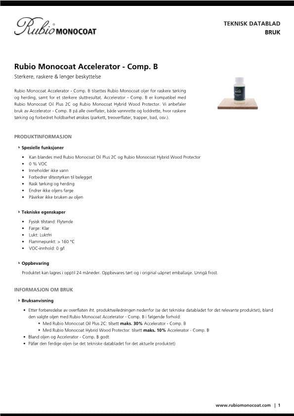 TDS Accelerator Comp B - NO