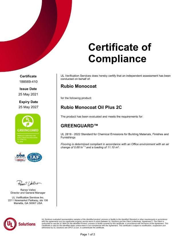 GREENGUARD Certification