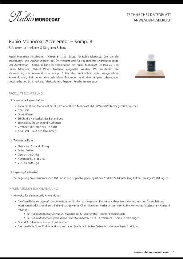 TDS Accelerator Comp B - DE