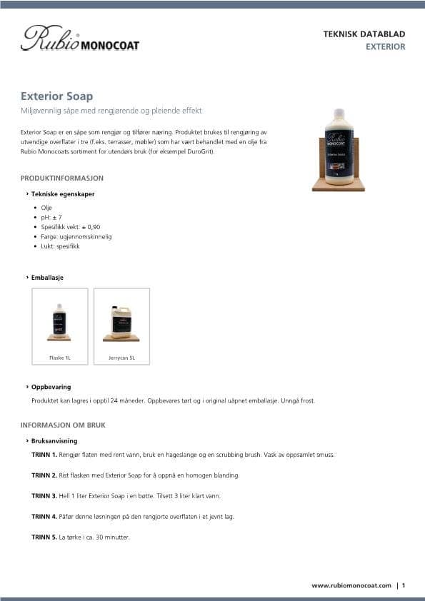 TDS Exterior Soap - NO