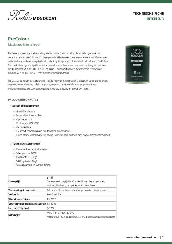TDS PreColour - NL