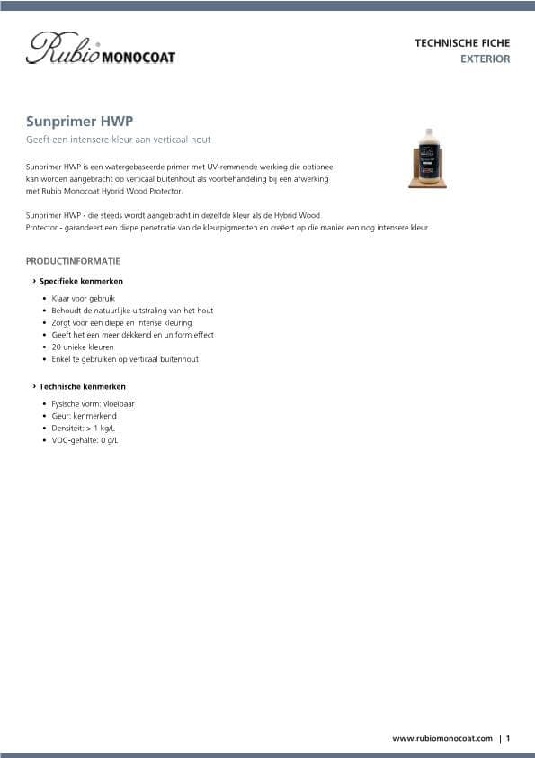 TDS Sunprimer HWP - NL