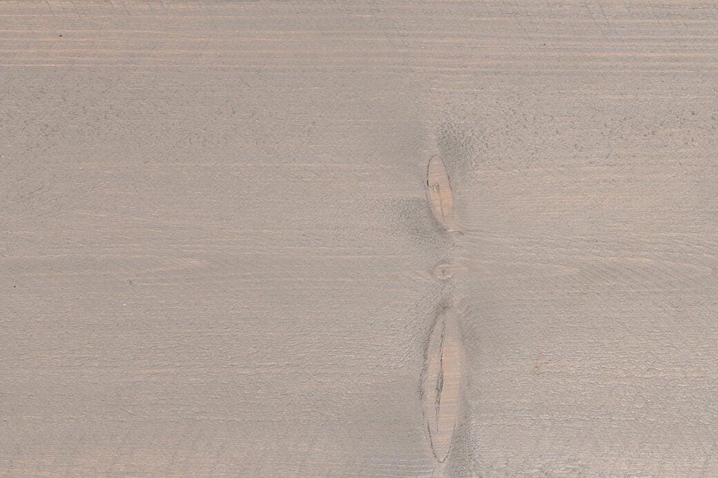 Charming Grey #8 colour swatch on wood