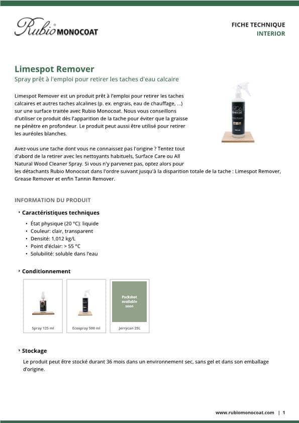 TDS Limespot Remover - FR