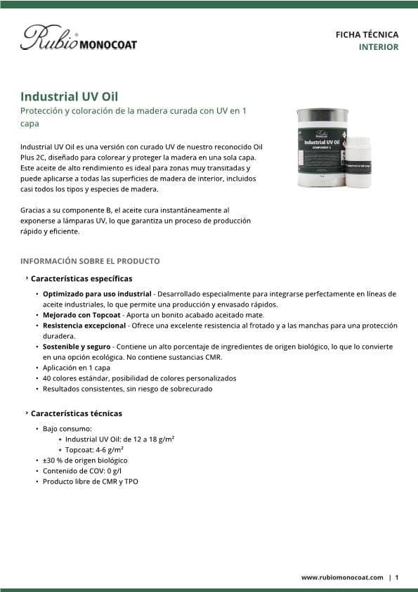 TDS Industrial UV Oil - ES