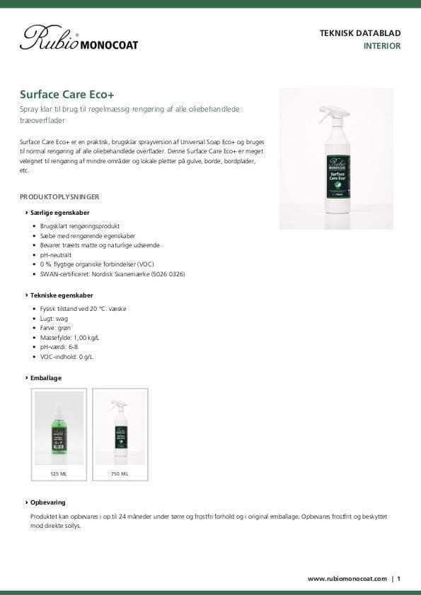 TDS Surface Care Eco+ - DK