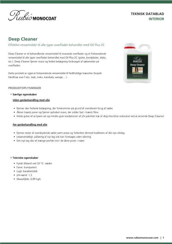 TDS Deep Cleaner - DK
